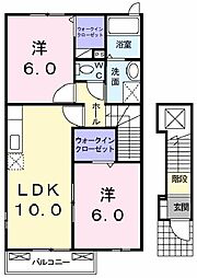 プレミアムA 2LDKの間取図画像