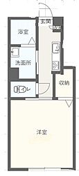 Bellacalma 1Kの間取図画像
