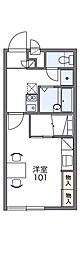 レオパレスとよしま 1Kの間取図画像