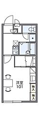 レオパレスとよしま 1Kの間取図画像