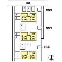 コーポプレジールB棟 101 ｜ 愛媛県松山市正円寺2丁目4-10（賃貸アパート2LDK・1階・51.94㎡） その3