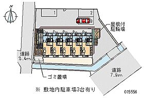 レオパレスMontPianne 204 ｜ 愛媛県松山市土居田町408-1（賃貸アパート1K・2階・23.18㎡） その3