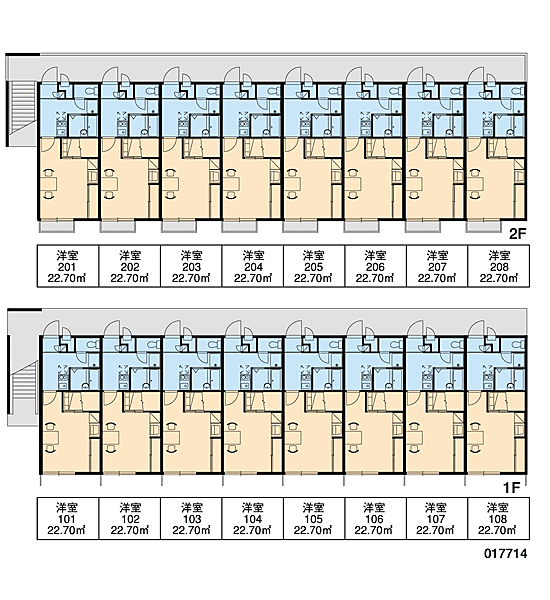 レオパレスひまわり松前 102｜愛媛県伊予郡松前町筒井(賃貸アパート1K・1階・22.70㎡)の写真 その4