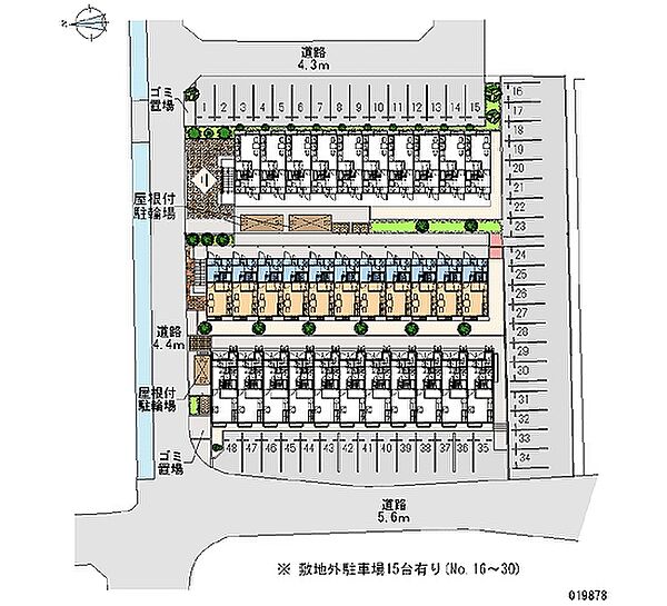 レオパレス古川II 201｜愛媛県松山市古川南2丁目(賃貸アパート1K・2階・22.70㎡)の写真 その2