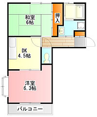 物件の間取り