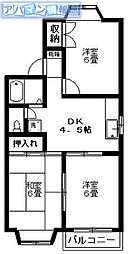 間取図画像 3DK