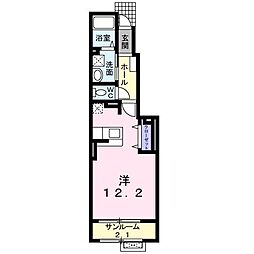 星六弐号館 ワンルームの間取図画像