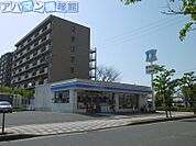 ローソン新潟中島店 98m