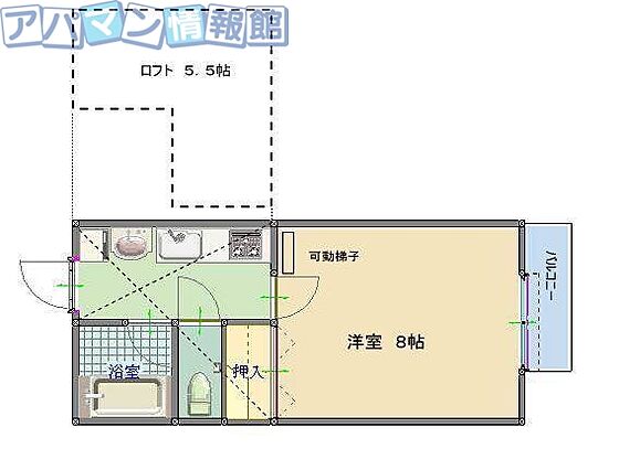 カースル程島_間取り_0