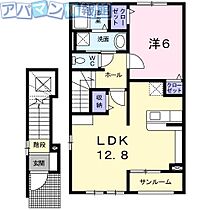 プライア五月II  ｜ 新潟県新潟市江南区五月町1丁目（賃貸アパート1LDK・2階・51.80㎡） その2