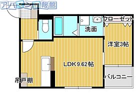 エストレーラ  ｜ 新潟県新潟市中央区弁天橋通2丁目（賃貸アパート1LDK・3階・31.02㎡） その2