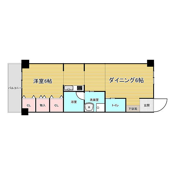 アヴィタシヨン曽根 ｜大阪府豊中市曽根東町1丁目(賃貸マンション1DK・4階・37.30㎡)の写真 その2