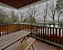 その他：バルコニーからの雪景色です。