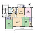 磯辺西住宅11号棟4階8.3万円