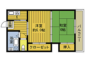 岸本ビル 302 ｜ 大分県別府市石垣東６丁目（賃貸アパート2K・3階・36.86㎡） その2