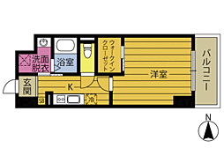 ソラテリエ石垣東 1Kの間取図画像