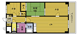 トレジャー石垣 3LDKの間取図画像