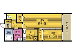 物件の間取り