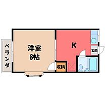 翔美ハイツ  ｜ 栃木県宇都宮市宝木本町（賃貸アパート1K・2階・25.00㎡） その2