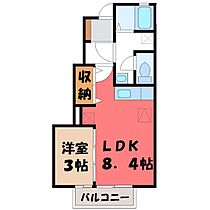 栃木県下都賀郡壬生町中央町（賃貸アパート1LDK・1階・30.09㎡） その2