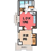 タワーレジデンシア鹿沼  ｜ 栃木県鹿沼市鳥居跡町（賃貸マンション1LDK・4階・44.22㎡） その2