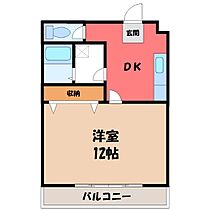 銀河ビル  ｜ 栃木県下都賀郡壬生町緑町3丁目（賃貸マンション1DK・2階・37.06㎡） その2