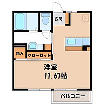 ホワイトテラス  ｜ 栃木県宇都宮市御幸ケ原町（賃貸アパート1R・1階・30.30㎡） その2