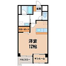 栃木県宇都宮市西原町（賃貸マンション1R・10階・43.97㎡） その2