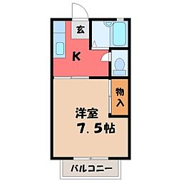 JR東北本線 宇都宮駅 バス8分 白山神社前下車 徒歩4分