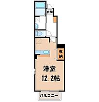 栃木県宇都宮市鶴田町（賃貸アパート1R・1階・32.90㎡） その2