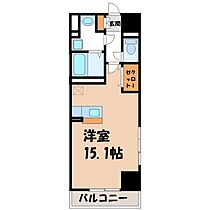 栃木県宇都宮市今泉3丁目（賃貸マンション1R・2階・40.00㎡） その2