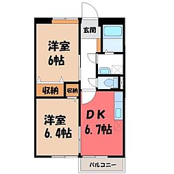 東武宇都宮線 東武宇都宮駅 バス21分 宝木団地下車 徒歩3分