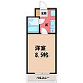ランドパレス宇都宮平成通り3階3.1万円