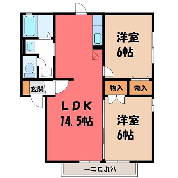 apartment 栃木県河内郡上三川町大字上三川
物件地図
