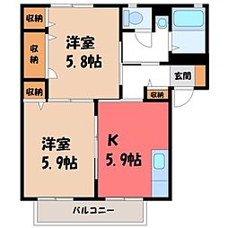 JR日光線 鶴田駅 徒歩8分