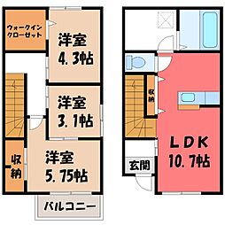 間取図画像 3LDK