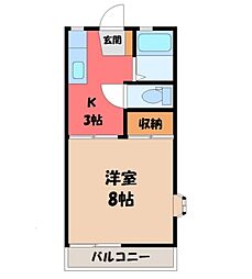 東武宇都宮線 東武宇都宮駅 3.5km 2階/-