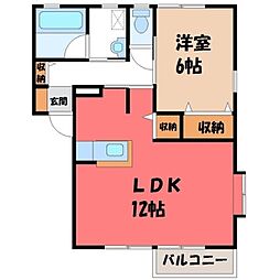 JR東北本線 宇都宮駅 バス12分 簗瀬東下車 徒歩3分 2階/-