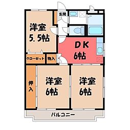 東武宇都宮線 東武宇都宮駅 4.4km