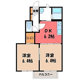 JR東北新幹線 宇都宮駅 バス4分 旭ヶ丘公民館下車 徒歩2分