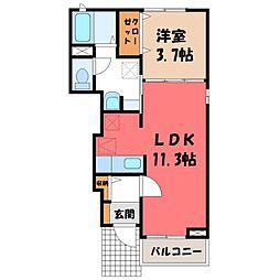 東武宇都宮線 東武宇都宮駅 バス20分 山崎街道入口下車 徒歩3分 1階/-