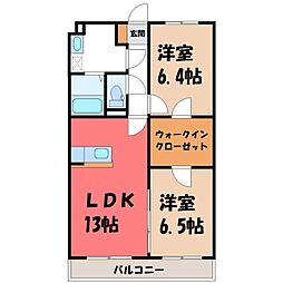 東武宇都宮線 西川田駅 徒歩16分 1階/-