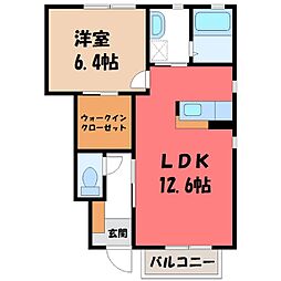 JR東北本線 宇都宮駅 バス22分 滝団地前下車 徒歩3分 1階/-