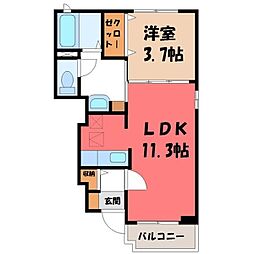 🉐敷金礼金0円！🉐日光線 鹿沼駅 バス15分 上石川十文字下車 ...