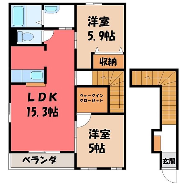 apartment 栃木県下都賀郡壬生町大師町
物件地図