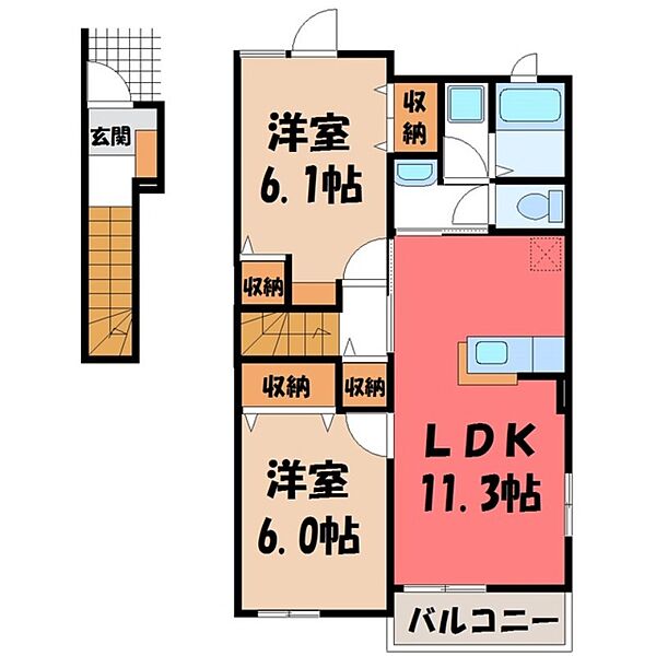 apartment 栃木県下都賀郡壬生町元町
物件地図