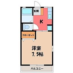 オストハウス 2階/-