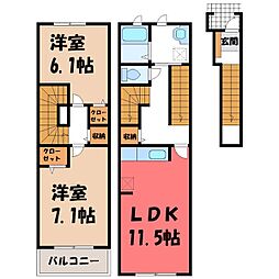 プロムナード高田 A 2階/-