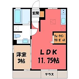 JR東北本線 岡本駅 徒歩15分
