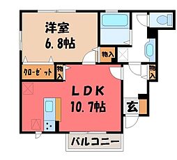JR東北本線 岡本駅 徒歩21分 1階/-